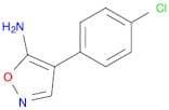 4-(4-Chloro-phenyl)-isoxazol-5-ylamine