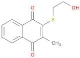 2-[(2-Hydroxyethyl)thio]-3-methyl-1,4-naphthoquinone