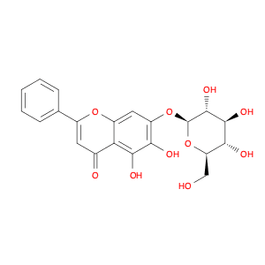 BAICALEIN 7-O-B-D-GLUCOPYRANOSIDE (BAICALIN)
