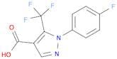 5-(TRIFLUOROMETHYL)-1-(4-FLUOROPHENYL)-1H-PYRAZOLE-4-CARBOXYLIC ACID