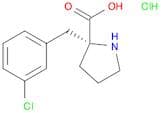 (R)-2-(3-Chlorobenzyl)pyrrolidine-2-carboxylic acid hydrochloride