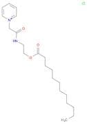 1-(2-((2-(Dodecanoyloxy)ethyl)amino)-2-oxoethyl)pyridin-1-ium chloride