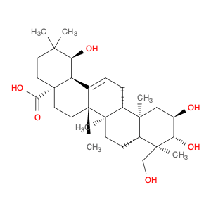 2α,19α,23-Trihydroxyoleanolic acid