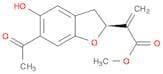 Methyl 2-(6-acetyl-5-hydroxy-2,3-dihydrobenzofuran-2-yl)propenoate