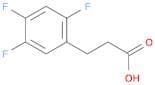 3-(2,4,5-Trifluorophenyl)propionic acid