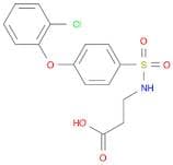 3-((4-(2-Chlorophenoxy)phenyl)sulfonamido)propanoic acid