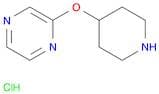 2-(Piperidin-4-yloxy)pyrazine, HCl