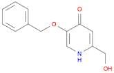 4(1H)-Pyridinone, 2-(hydroxymethyl)-5-(phenylmethoxy)-
