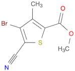 Methyl 4-bromo-5-cyano-3-methylthiophene-2-carboxylate