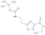 Ethyl 5-(2-(tert-butoxycarbonylamino)ethyl)-1,2,4-oxadiazole-3-carboxylate