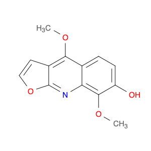 4,8-Dimethoxyfuro[2,3-b]quinolin-7-ol