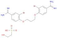 4,4'-(Propane-1,3-diylbis(oxy))bis(3-bromobenzimidamide) bis(2-hydroxyethanesulfonate)