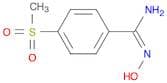 N-Hydroxy-4-methanesulfonylbenzene-1-carboximidamide
