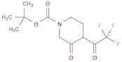 tert-Butyl 3-oxo-4-(2,2,2-trifluoroacetyl)piperidine-1-carboxylate