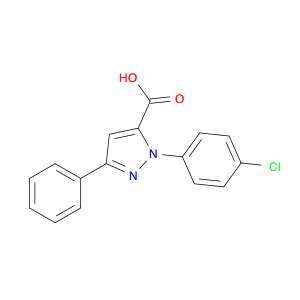 1-(4-Chlorophenyl)-3-phenyl-1H-pyrazole-5-carboxylic acid