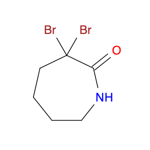 3,3-DIBROMO-4,5,6,7-TETRAHYDRO-1H-AZEPIN-2(3H)-ONE