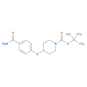 tert-Butyl 4-(4-carbamoylphenoxy)piperidine-1-carboxylate