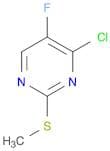 4-chloro-5-fluoro-2-(methylsulfanyl)pyrimidine