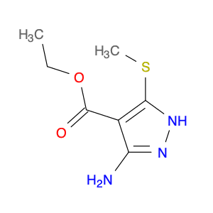 ethyl 5-amino-3-methylthio-1H pyrazole-4-carboxylate