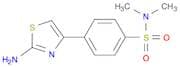 4-(2-Amino-1,3-thiazol-4-yl)-n,n-dimethylbenzenesulfonamide