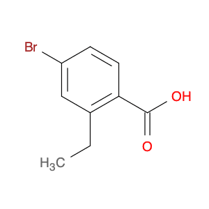 Benzoic acid, 4-bromo-2-ethyl- (9CI)