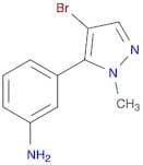 3-(4-Bromo-1-methyl-1H-pyrazol-5-yl)aniline