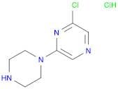 2-chloro-6-(1-piperazinyl)pyrazine monohydrochloride
