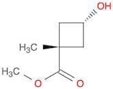 Cyclobutanecarboxylic acid, 3-hydroxy-1-methyl-, methyl ester, cis- (9CI)