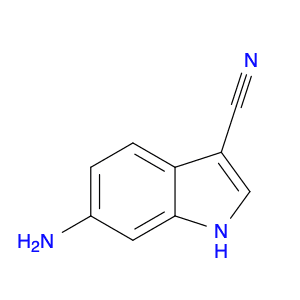 1H-Indole-3-carbonitrile,6-amino-(9CI)