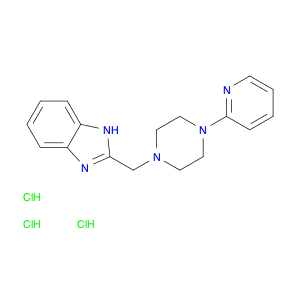 2-[[4-(2-pyridinyl)-1-piperazinyl]methyl]-1H-benzimidazole, trihydrochloride
