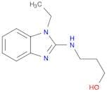 3-((1-Ethyl-1H-benzo[d]imidazol-2-yl)amino)propan-1-ol