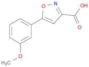 5-(3-Methoxy-phenyl)-isoxazole-3-carboxylic acid