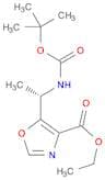 tert-Butyl (s)-1-(4-(ethoxycarbonyl)oxazol-5-yl)ethylcarbamate