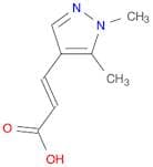 (2E)-3-(1,5-dimethyl-1H-pyrazol-4-yl)acrylic acid