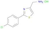 (2-(4-Chlorophenyl)thiazol-4-yl)methanamine hydrochloride
