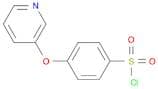 4-(Pyridin-3-yloxy)benzene-1-sulfonyl chloride