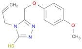 4-Allyl-5-[(4-methoxyphenoxy)methyl]-4H-1,2,4-triazole-3-thiol