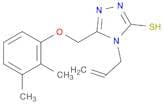 4-Allyl-5-[(2,3-dimethylphenoxy)methyl]-4H-1,2,4-triazole-3-thiol