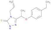 4-Allyl-5-[1-(4-ethylphenoxy)ethyl]-4H-1,2,4-triazole-3-thiol