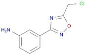 3-[5-(Chloromethyl)-1,2,4-oxadiazol-3-yl]aniline