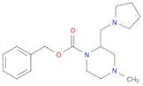 4-METHYL-2-PYRROLIDIN-1-YLMETHYL-PIPERAZINE-1-CARBOXYLIC ACID BENZYL ESTER