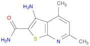 3-Amino-4,6-dimethylthieno[2,3-b]pyridine-2-carboxamide