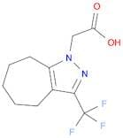 [3-(trifluoromethyl)-5,6,7,8-tetrahydrocyclohepta[c]pyrazol-1(4H)-yl]acetic acid