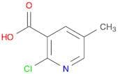 3-​Pyridinecarboxylic acid, 2-​chloro-​5-​methyl-