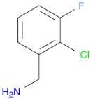 Benzenemethanamine, 2-​chloro-​3-​fluoro-