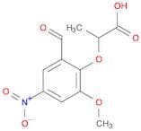 2-(2-Formyl-6-methoxy-4-nitrophenoxy)propanoic acid