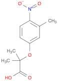 2-Methyl-2-(3-methyl-4-nitrophenoxy)propanoic acid