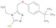 5-[(4-tert-Butylphenoxy)methyl]-4-ethyl-4H-1,2,4-triazole-3-thiol