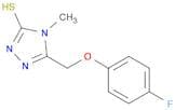 5-[(4-Fluorophenoxy)methyl]-4-methyl-4H-1,2,4-triazole-3-thiol