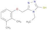 5-[(2,3-Dimethylphenoxy)methyl]-4-ethyl-4H-1,2,4-triazole-3-thiol